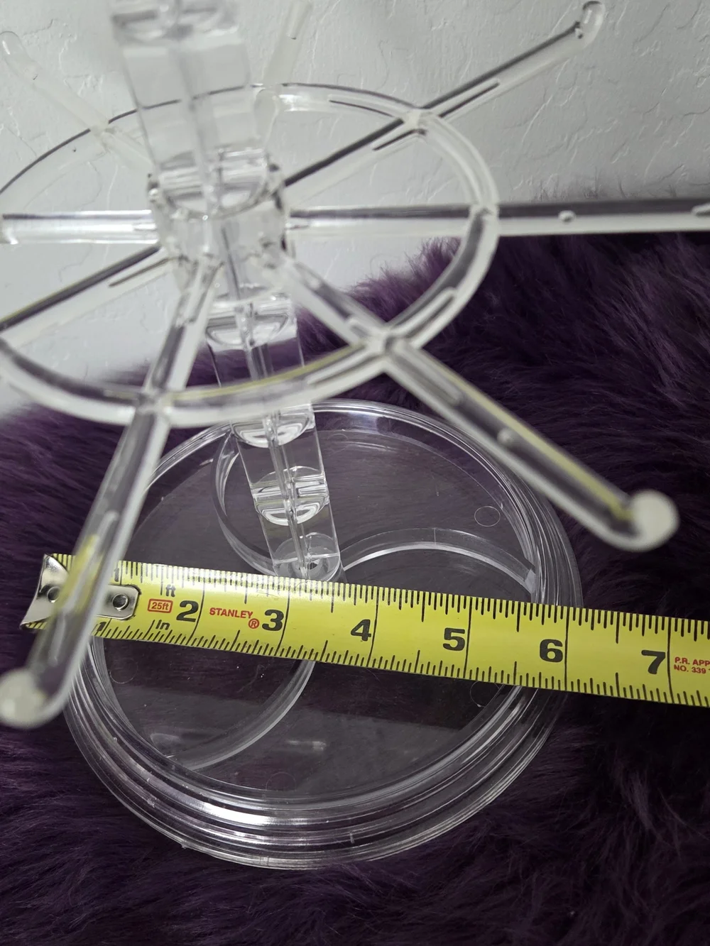 N/A clear acrylic